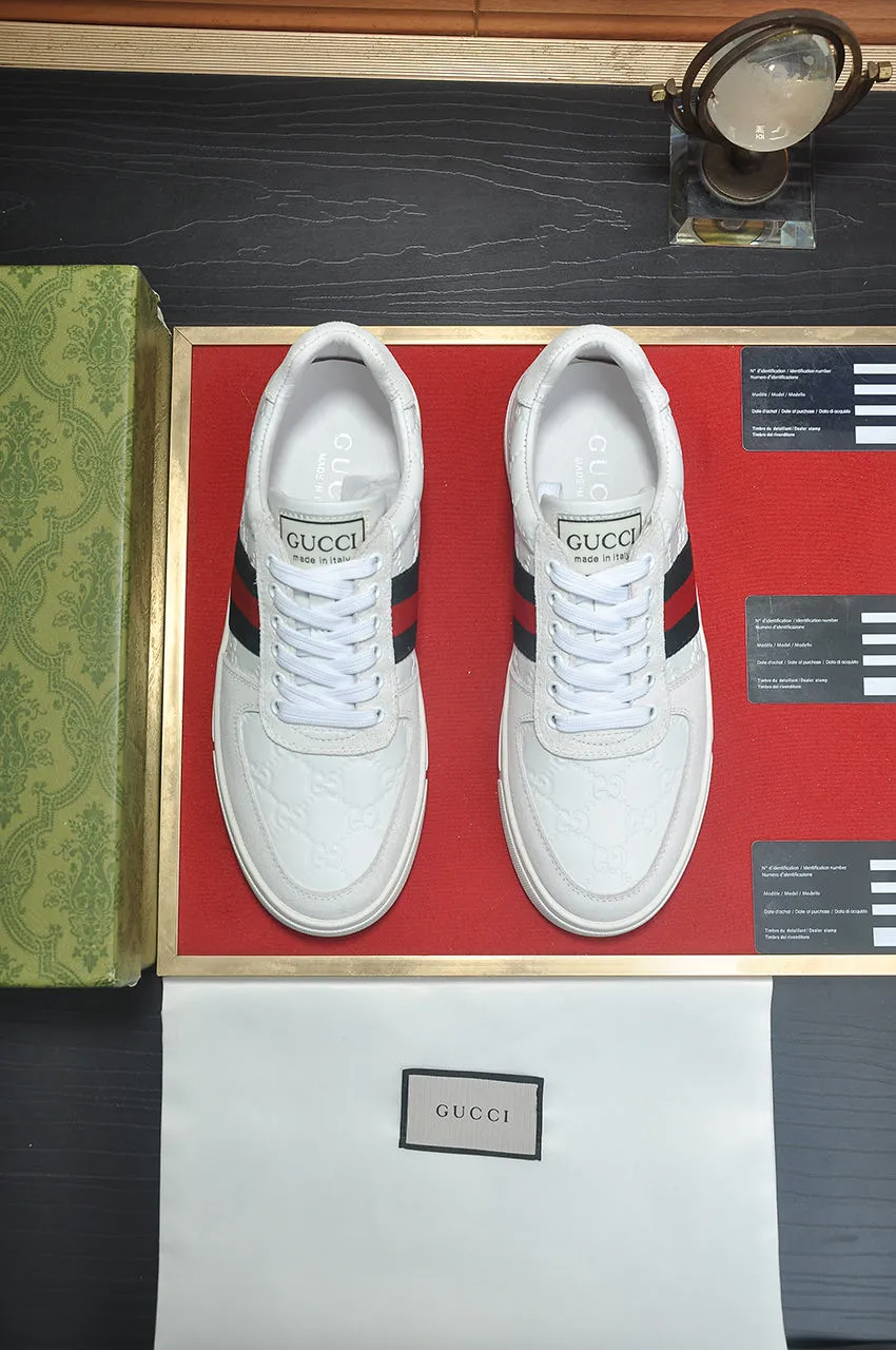 Men's men's shoes💰440💶[GUCCI] official website 1:1 men's sports shoes are now on the market. They are made of original fabric + water-dyed sheepskin lining, plus the official website original 1:1 comfortable outsole. Fashionable and versatile, super comfortable and breathable. Standard shoe size 38/45 (custom-made size 45 is non-refundable)